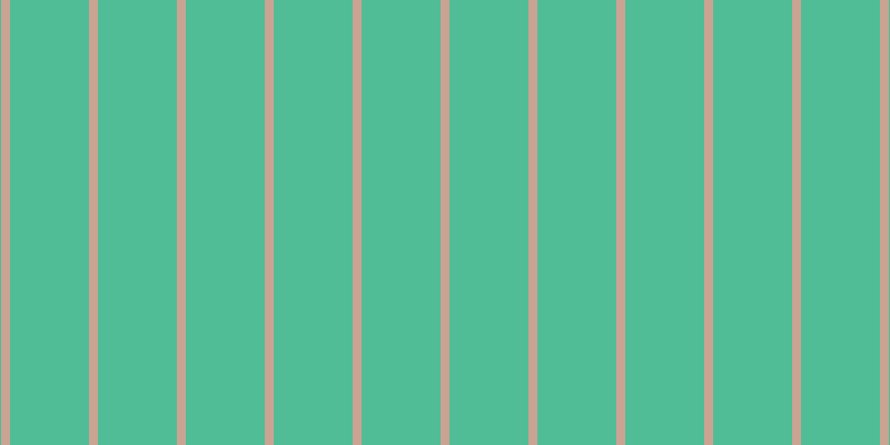 #50bd97, #caa393 vertical lines, eight pixels wide, seventy-one pixels apart
