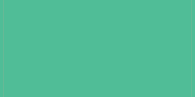 #50bd97, #eba393 vertical lines, two pixels wide, eighty-four pixels apart