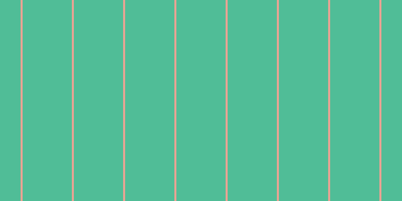 #50bd97, #eba393 vertical lines, four pixels wide, ninety-eight pixels apart