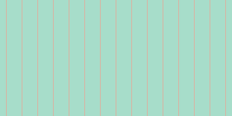 #50bd97 (50%), #eba393 vertical lines, two pixels wide, fifty-two pixels apart