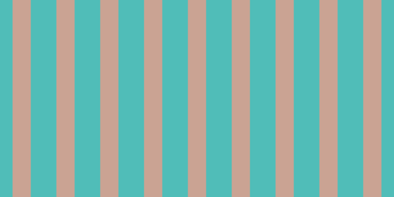 #50bdb8, #caa393 vertical lines, thirty-seven pixels wide, fifty-two pixels apart