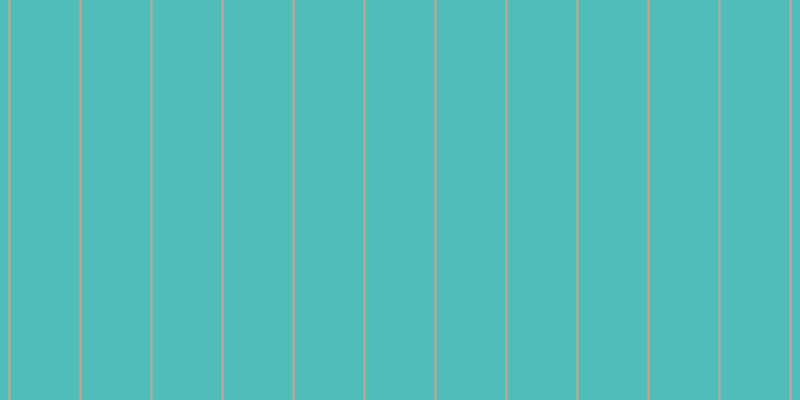 #50bdb8, #caa393 vertical lines, two pixels wide, sixty-nine pixels apart