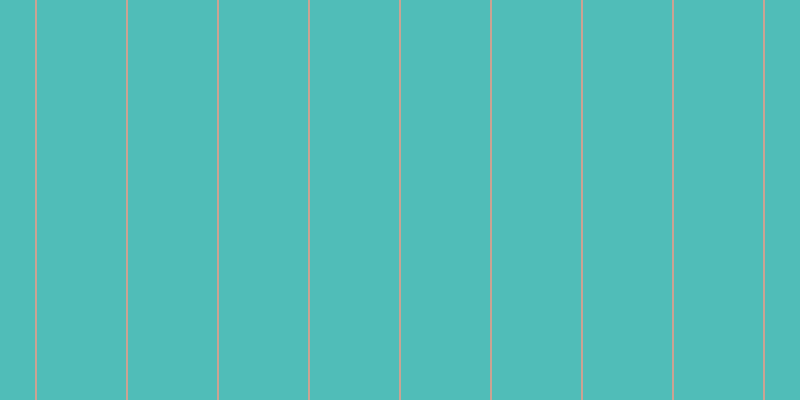 #50bdb8, #caa393 vertical lines, two pixels wide, eighty-nine pixels apart