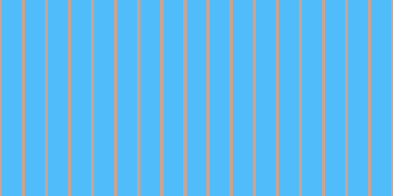 #50bdfa, #caa393 vertical lines, seven pixels wide, forty pixels apart