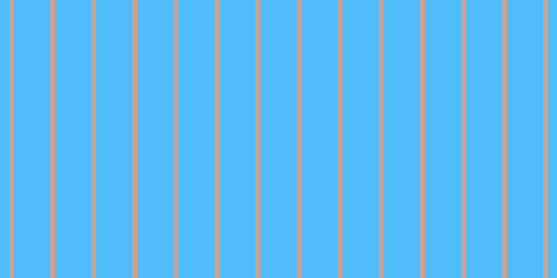 #50bdfa, #caa393 vertical lines, seven pixels wide, fifty-two pixels apart