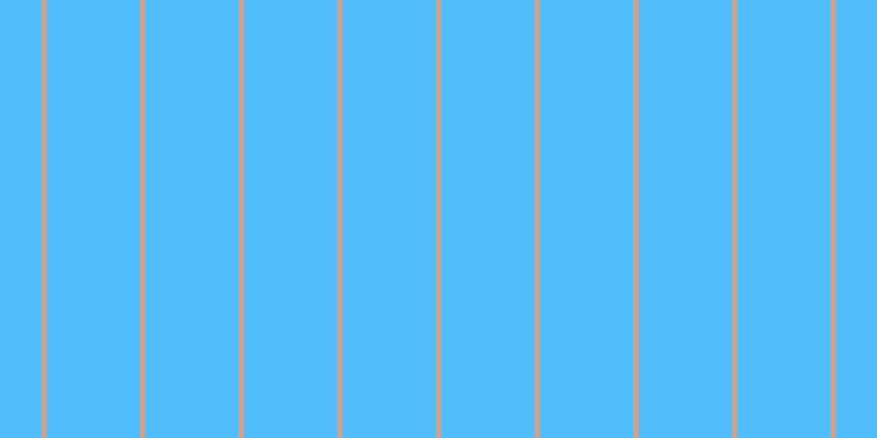 #50bdfa, #caa393 vertical lines, five pixels wide, eighty-five pixels apart