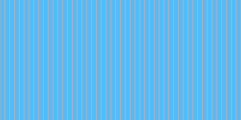 #50bdfa, #eba393 vertical lines, two pixels wide, fourteen pixels apart