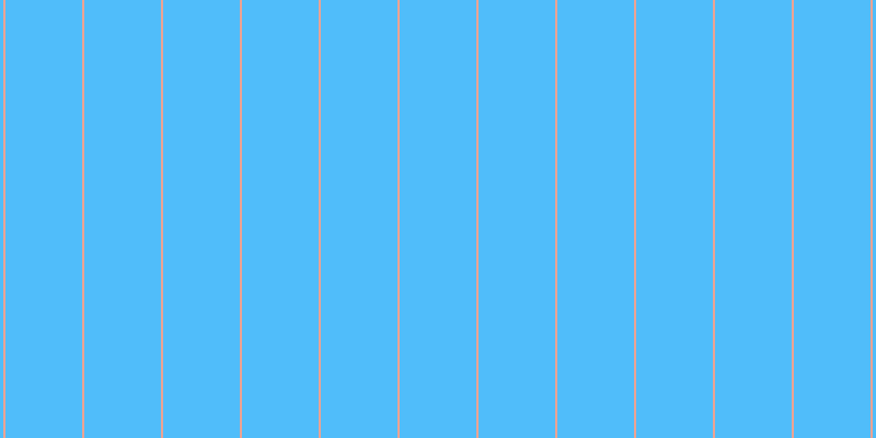 #50bdfa, #eba393 vertical lines, two pixels wide, seventy pixels apart