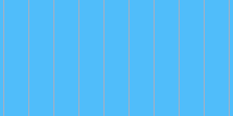 #50bdfa, #eba393 vertical lines, two pixels wide, eighty-four pixels apart