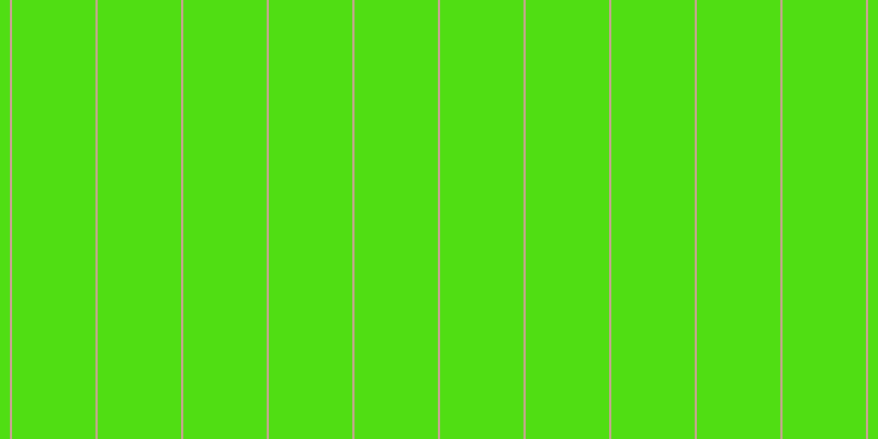 #50de13, #caa393 vertical lines, two pixels wide, seventy-six pixels apart
