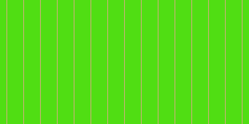 #50de13, #eba393 vertical lines, two pixels wide, fifty-two pixels apart