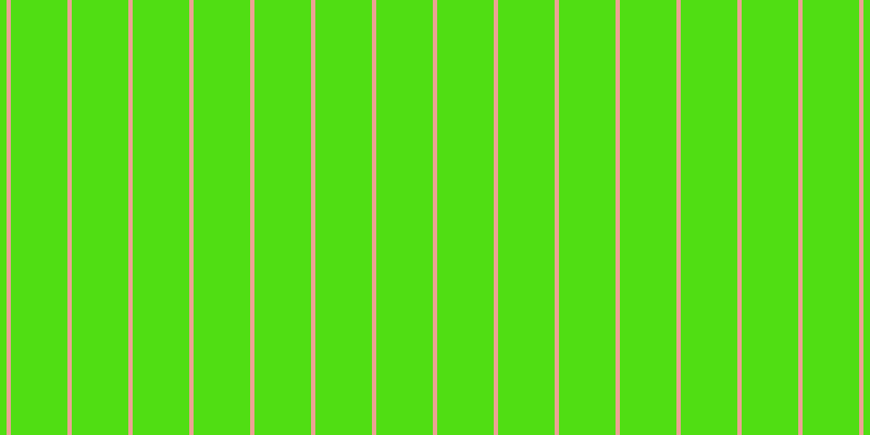 #50de13, #eba393 vertical lines, four pixels wide, fifty-two pixels apart