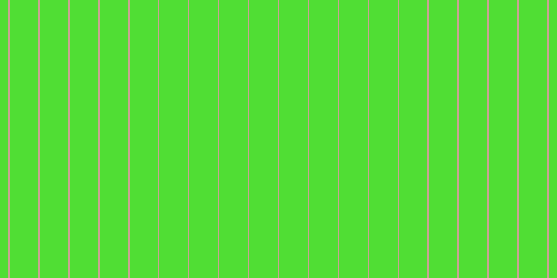 #50de34, #caa393 vertical lines, two pixels wide, forty-one pixels apart