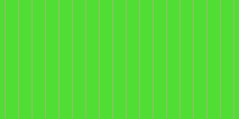 #50de34, #caa393 vertical lines, two pixels wide, forty-three pixels apart