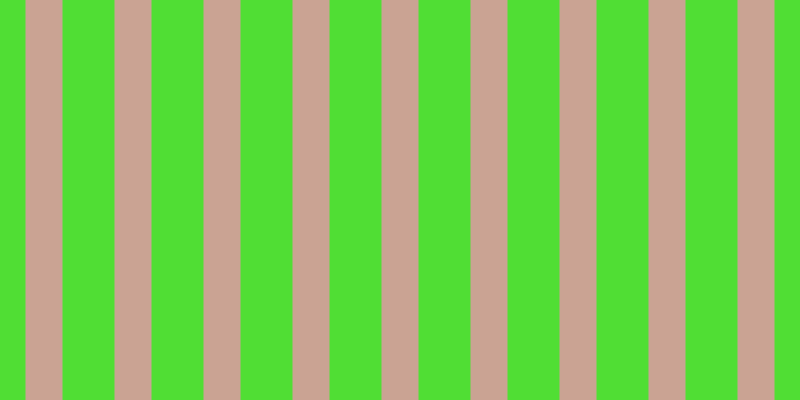 #50de34, #caa393 vertical lines, thirty-seven pixels wide, fifty-two pixels apart