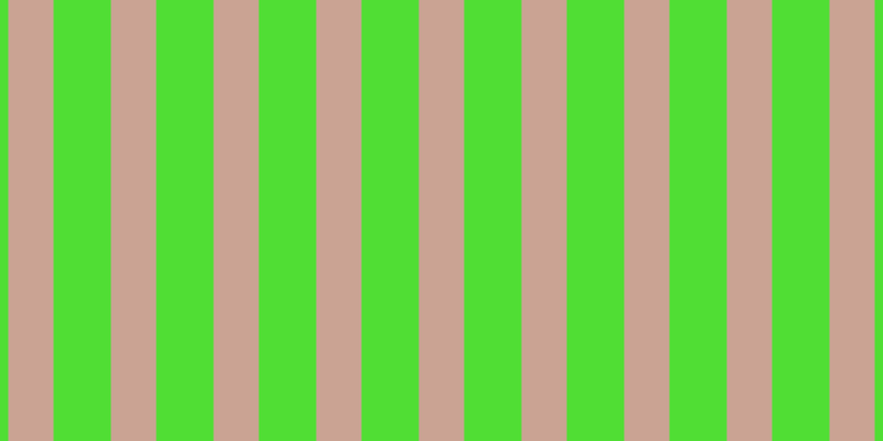 #50de34, #caa393 vertical lines, forty-one pixels wide, fifty-two pixels apart