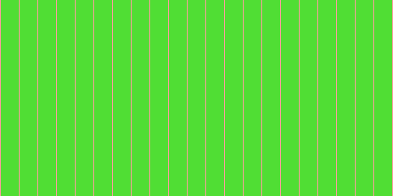 #50de34, #eba393 vertical lines, two pixels wide, thirty-six pixels apart