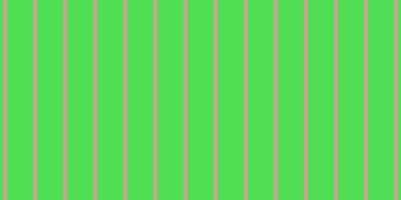 #50de55, #caa393 vertical lines, eight pixels wide, fifty-two pixels apart