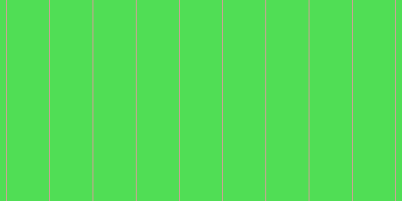 #50de55, #caa393 vertical lines, two pixels wide, eighty-four pixels apart