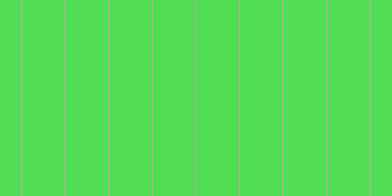 #50de55, #caa393 vertical lines, two pixels wide, eighty-seven pixels apart