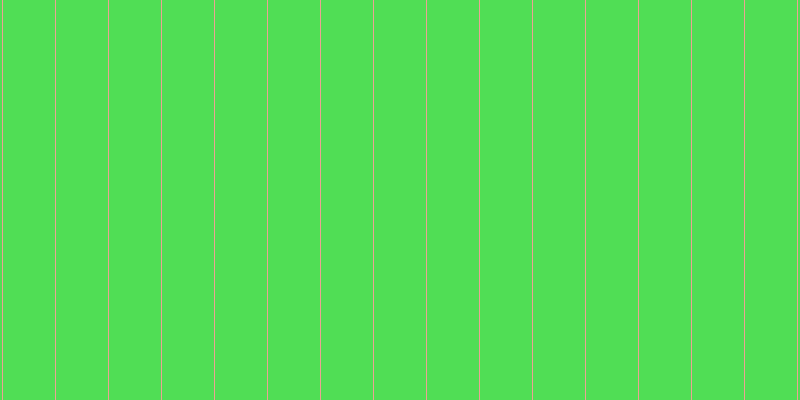 #50de55, #eba393 vertical lines, one pixels wide, fifty-two pixels apart