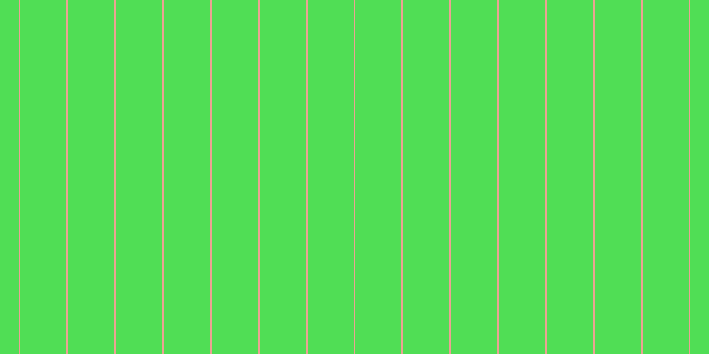 #50de55, #eba393 vertical lines, two pixels wide, fifty-two pixels apart