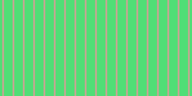 #50de76, #caa393 vertical lines, seven pixels wide, thirty-six pixels apart