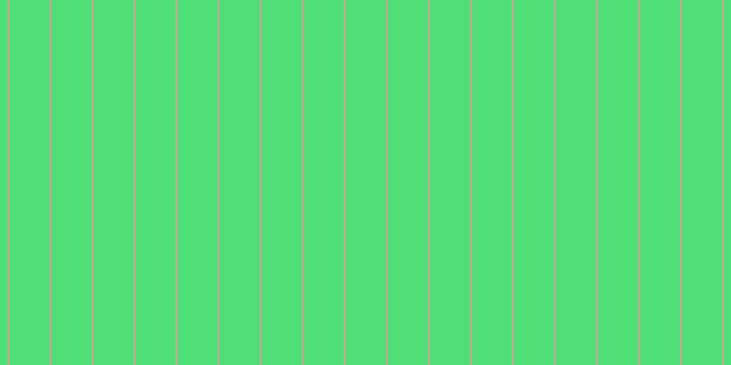 #50de76, #caa393 vertical lines, two pixels wide, forty-four pixels apart