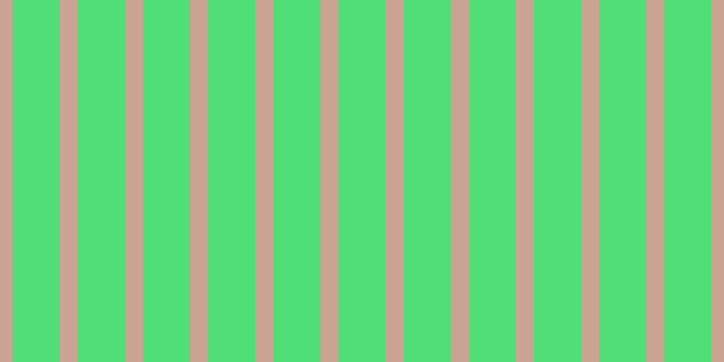 #50de76, #caa393 vertical lines, twenty pixels wide, fifty-two pixels apart