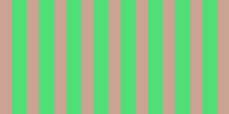 #50de76, #caa393 vertical lines, forty-three pixels wide, fifty-two pixels apart