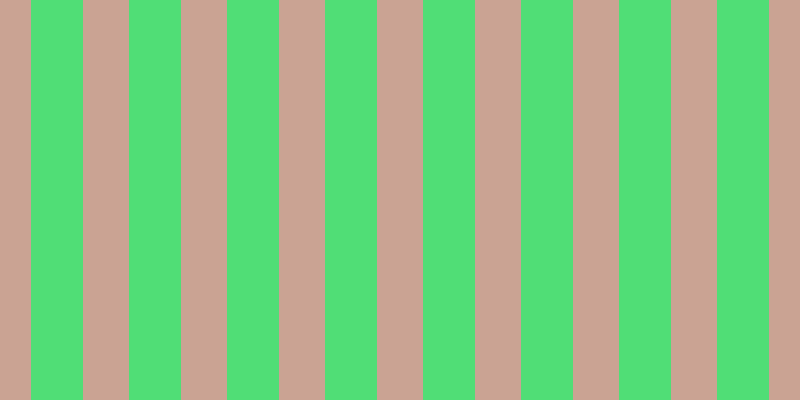 #50de76, #caa393 vertical lines, forty-six pixels wide, fifty-two pixels apart