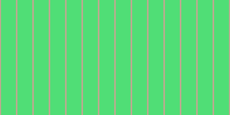 #50de76, #caa393 vertical lines, five pixels wide, fifty-two pixels apart