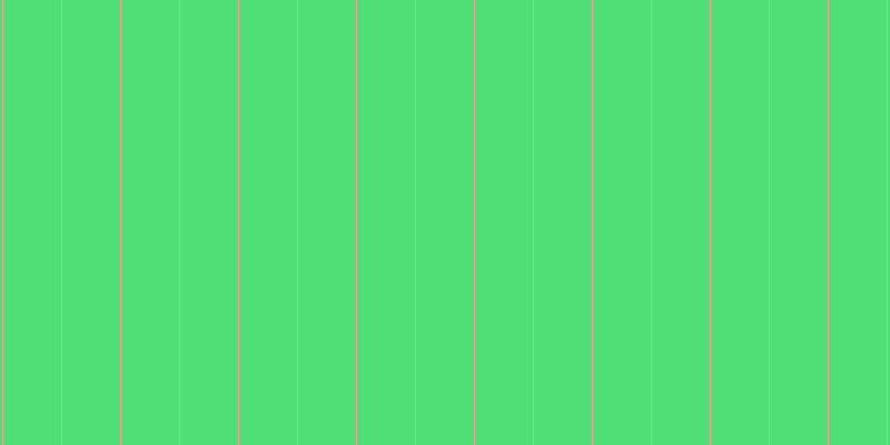 #50de76, #eba393 vertical lines, one pixels wide, fifty-two pixels apart