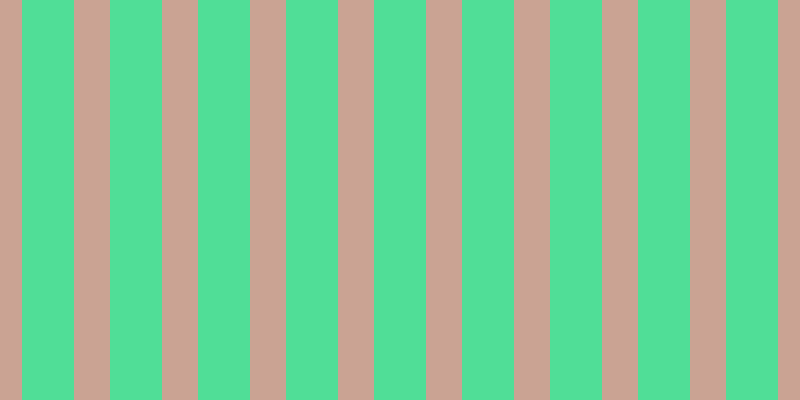 #50de97, #caa393 vertical lines, thirty-six pixels wide, fifty-two pixels apart
