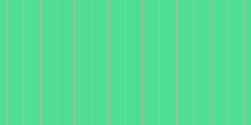 #50de97, #eba393 vertical lines, two pixels wide, fifty-two pixels apart