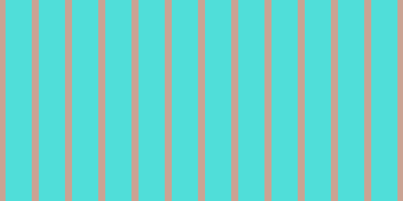 #50ded9, #caa393 vertical lines, fourteen pixels wide, fifty-two pixels apart