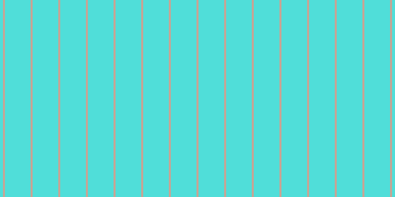#50ded9, #caa393 vertical lines, four pixels wide, fifty-two pixels apart