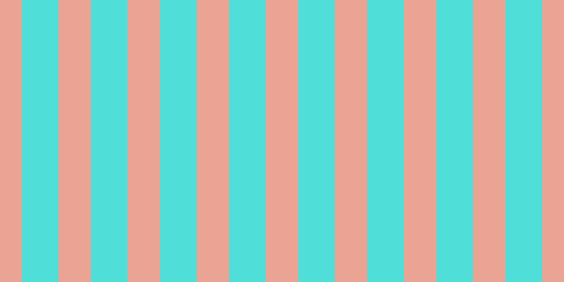 #50ded9, #eba393 vertical lines, forty-six pixels wide, fifty-two pixels apart