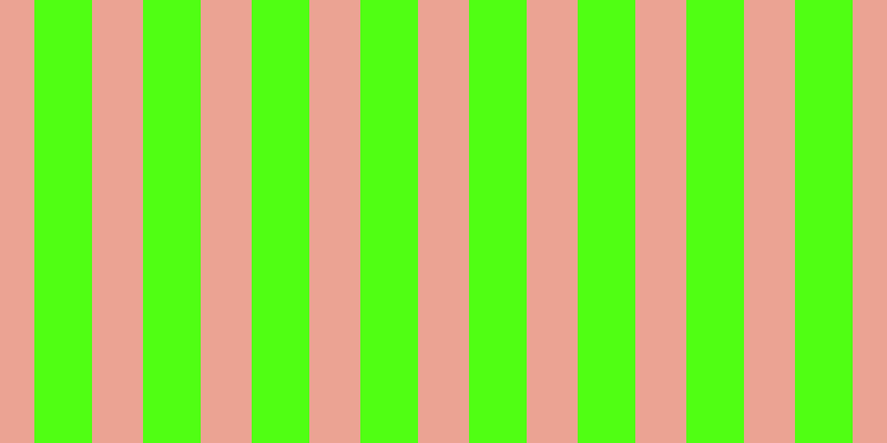 #50ff13, #eba393 vertical lines, forty-six pixels wide, fifty-two pixels apart