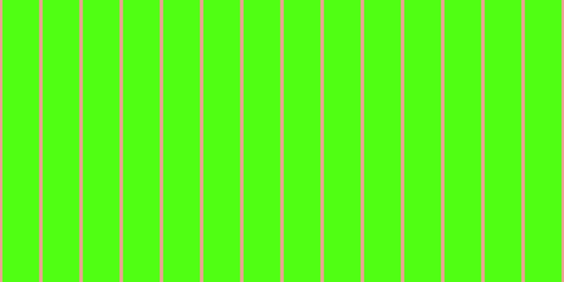 #50ff13, #eba393 vertical lines, five pixels wide, fifty-two pixels apart