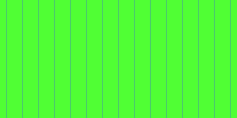 #50ff34, #46a393 vertical lines, two pixels wide, fifty-two pixels apart