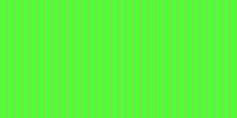 #50ff34, #caa393 vertical lines, two pixels wide, twenty-three pixels apart