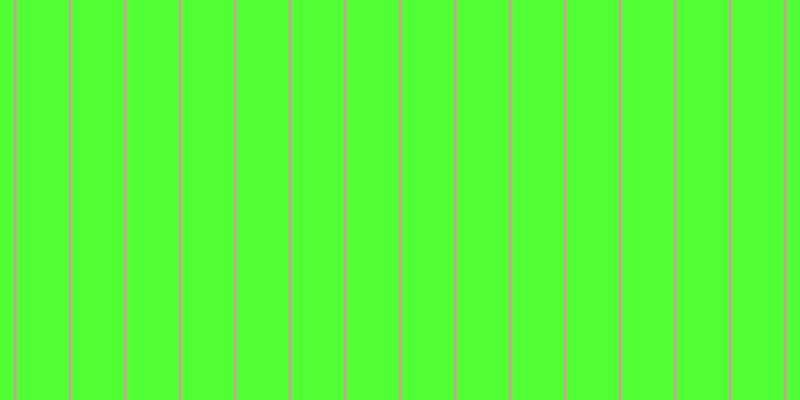 #50ff34, #caa393 vertical lines, three pixels wide, fifty-two pixels apart