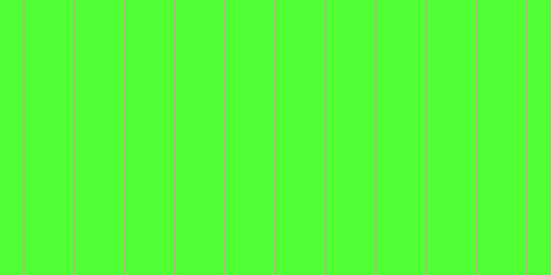 #50ff34, #caa393 vertical lines, two pixels wide, seventy-one pixels apart