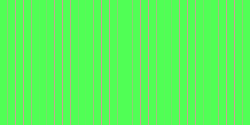 #50ff55, #caa393 vertical lines, two pixels wide, twenty-three pixels apart