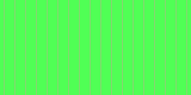 #50ff55, #caa393 vertical lines, two pixels wide, forty-three pixels apart