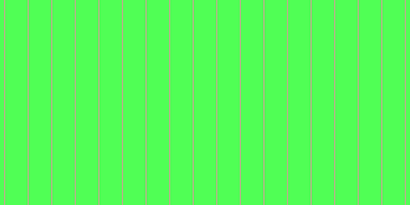 #50ff55, #caa393 vertical lines, two pixels wide, forty-four pixels apart