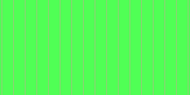 #50ff55, #caa393 vertical lines, two pixels wide, forty-seven pixels apart