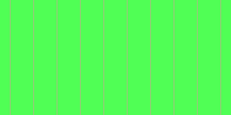 #50ff55, #caa393 vertical lines, two pixels wide, seventy-nine pixels apart