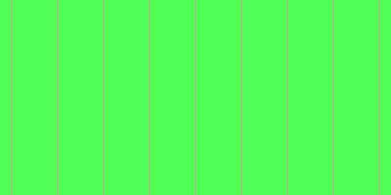 #50ff55, #caa393 vertical lines, two pixels wide, ninety-two pixels apart